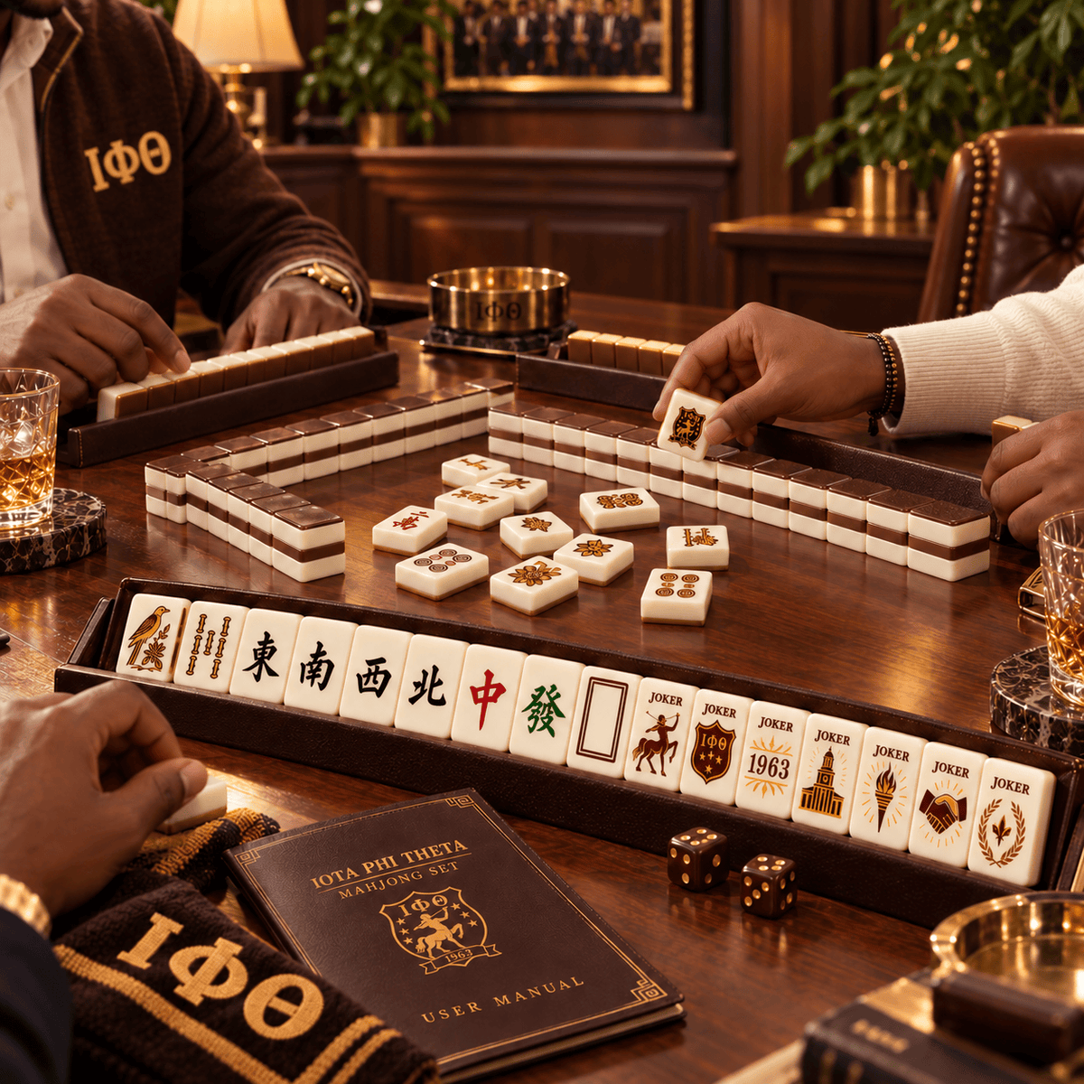 Premium IPT Mahjong Tiles Set TNSM