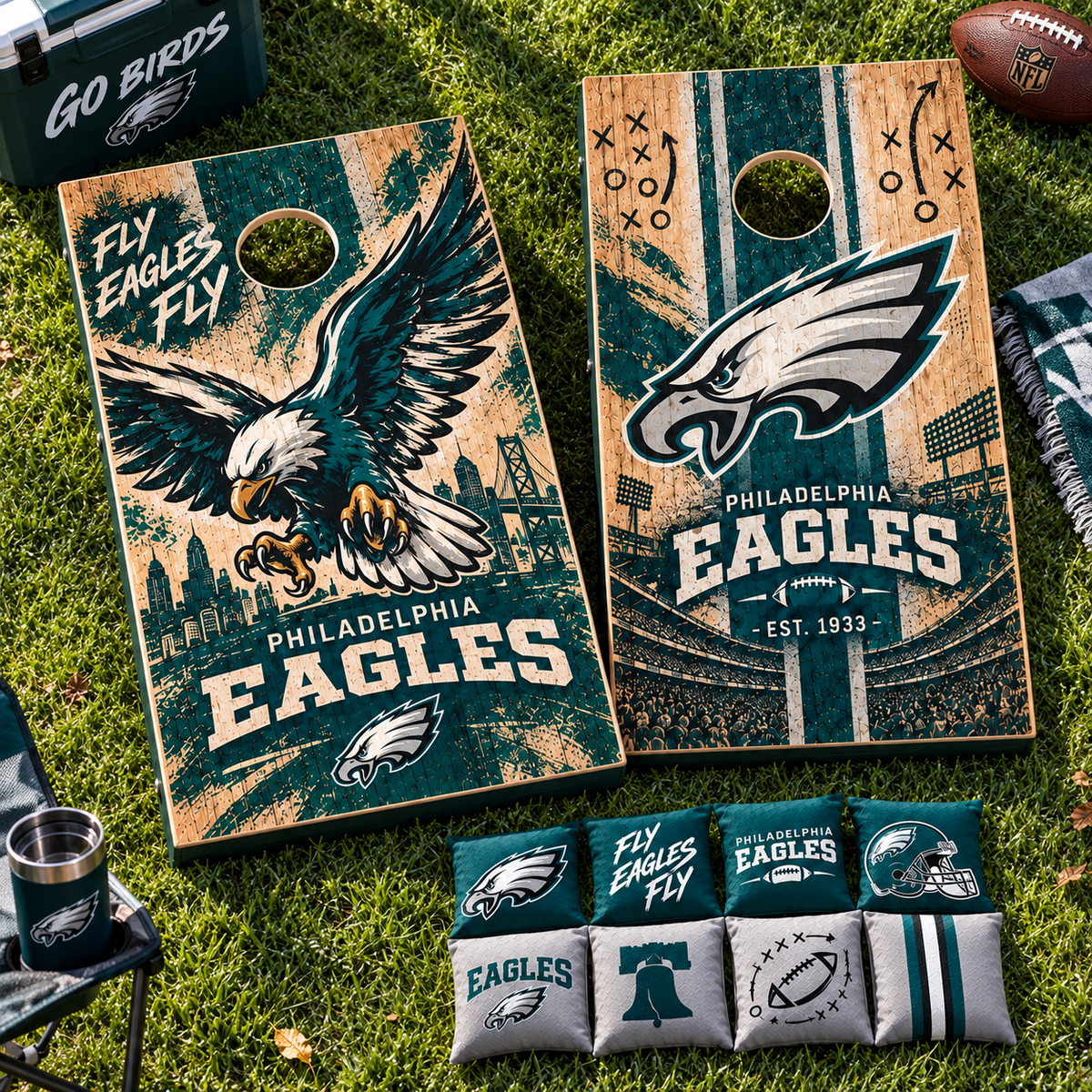 PLDE Premium Cornhole Game Set NTNA
