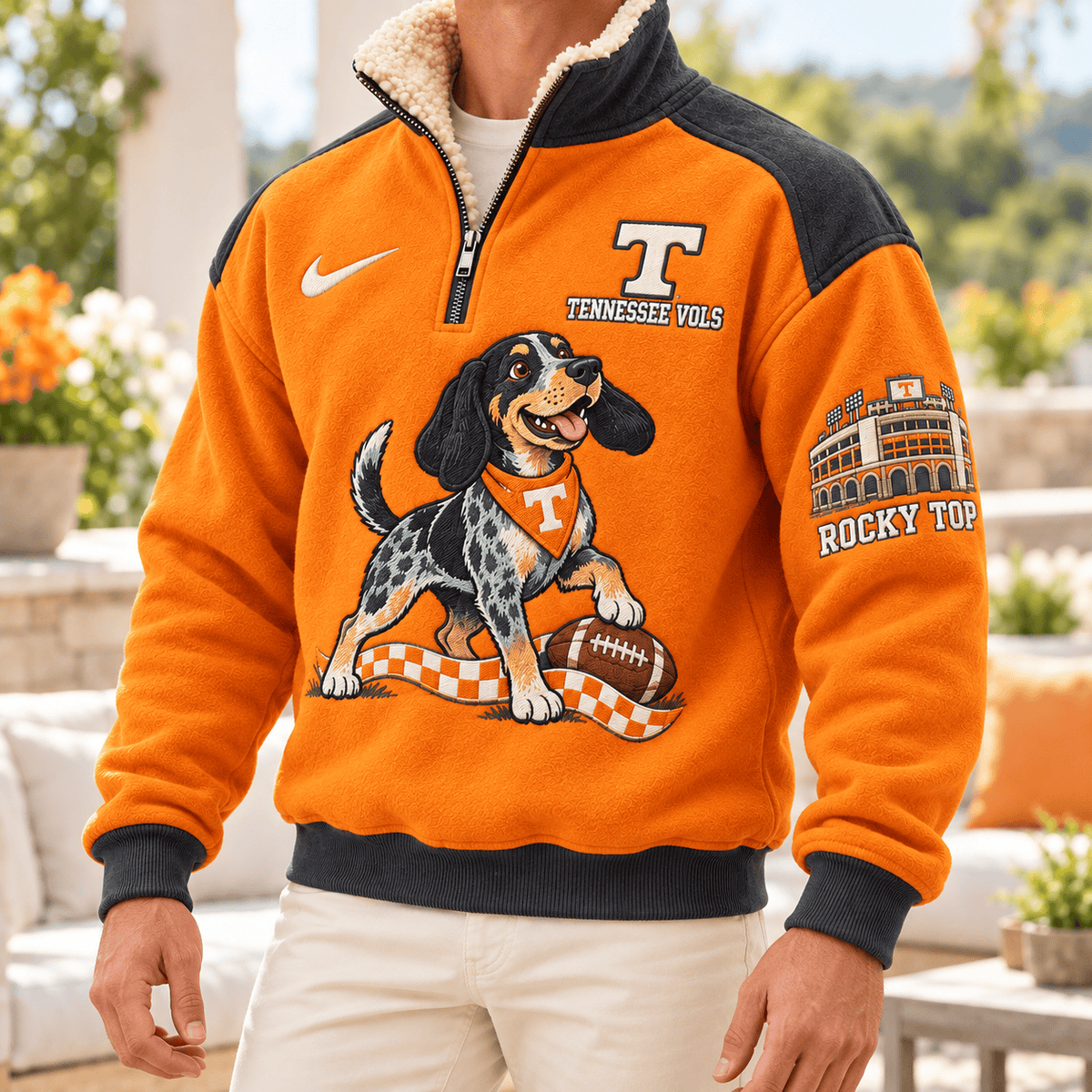 TVF PREMIUM COZY SHERPA COLLAR PULLOVER HQH