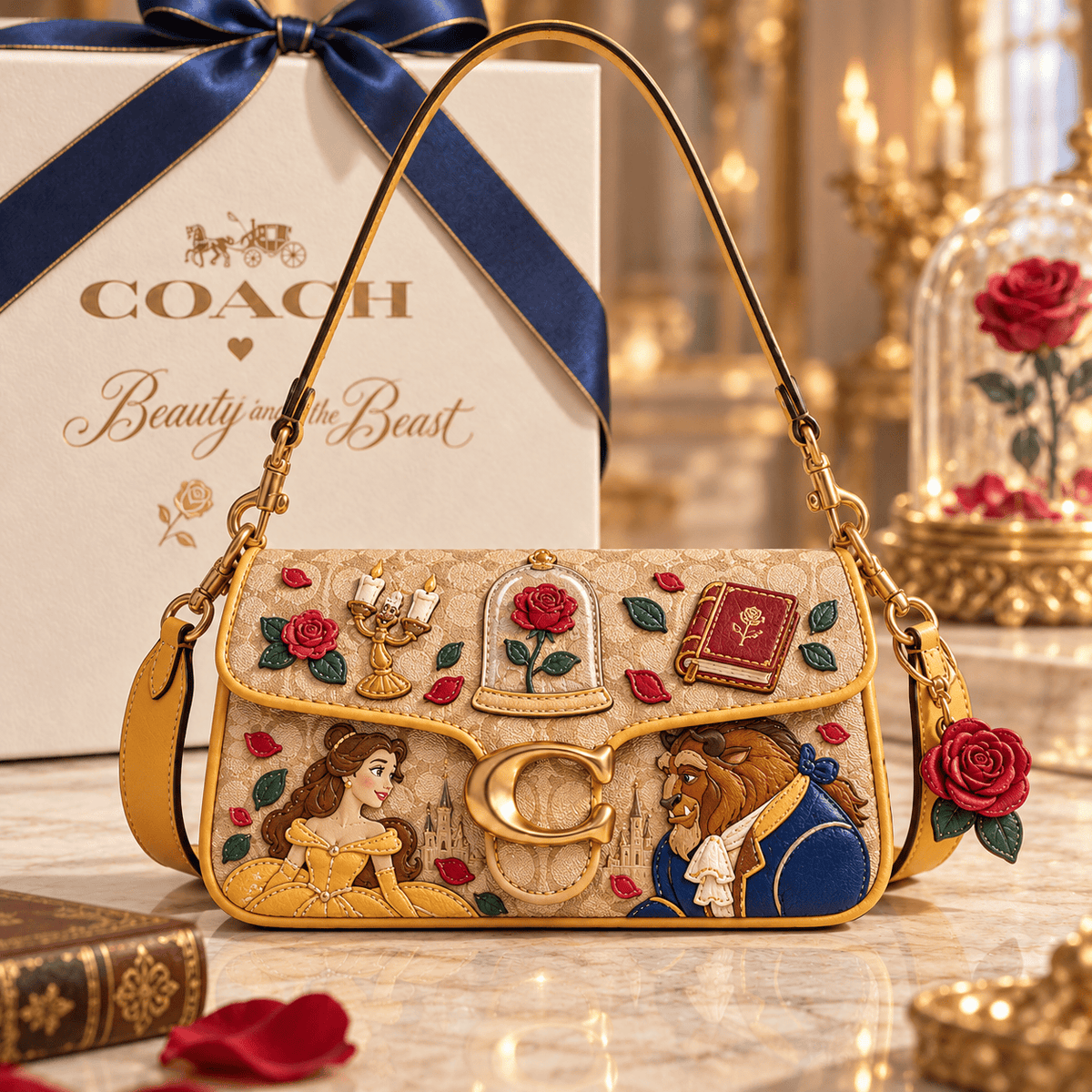 Premium BATB Coach Shoulder Cross With Charm NPL