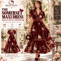 HLKT Premium Embroidered Velvet Maxi Dress PTKL