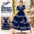 LAD Premium Embroidered Velvet Maxi Dress PTKL