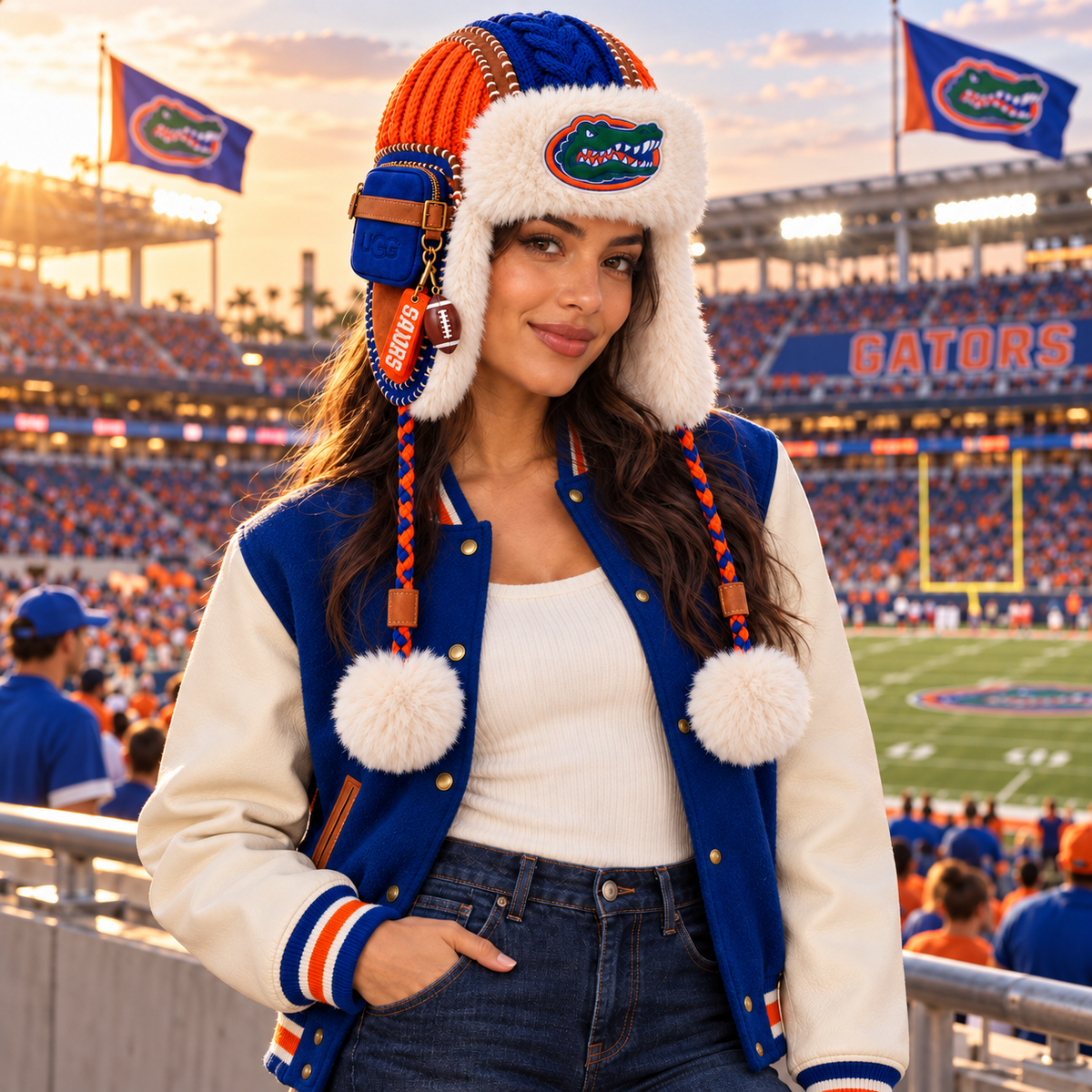 FGT Plush Knit Trapper Hat DNBN