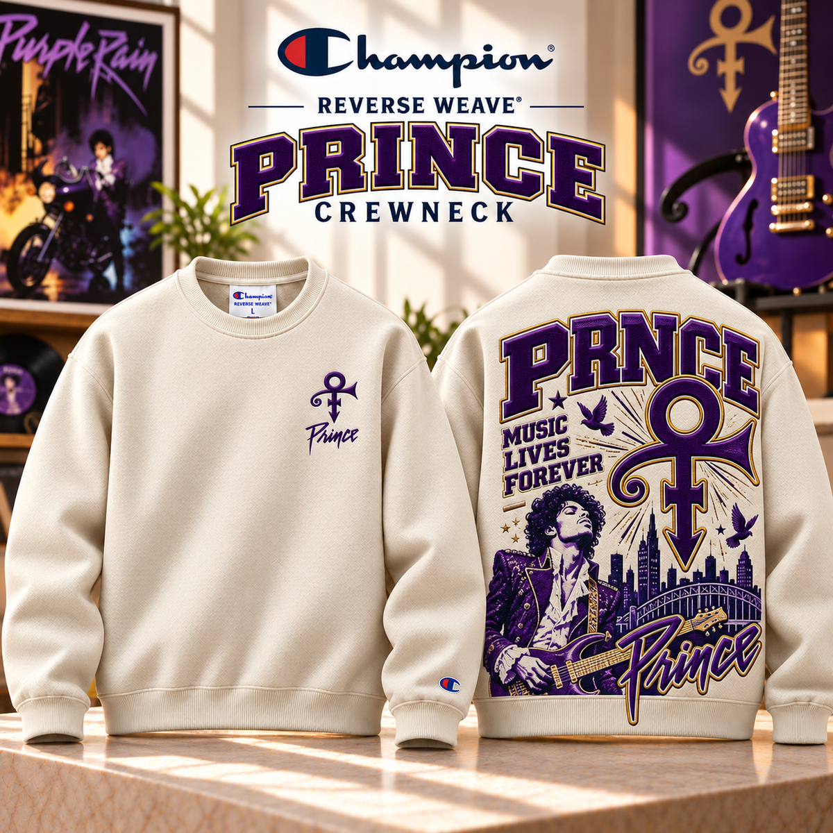 PRCE Premium Embroidered Crewneck Sweatshirt BMD