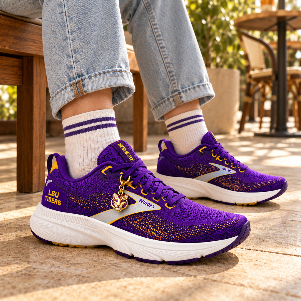 LSU Premium Unisex Charm Sneakers NHVH