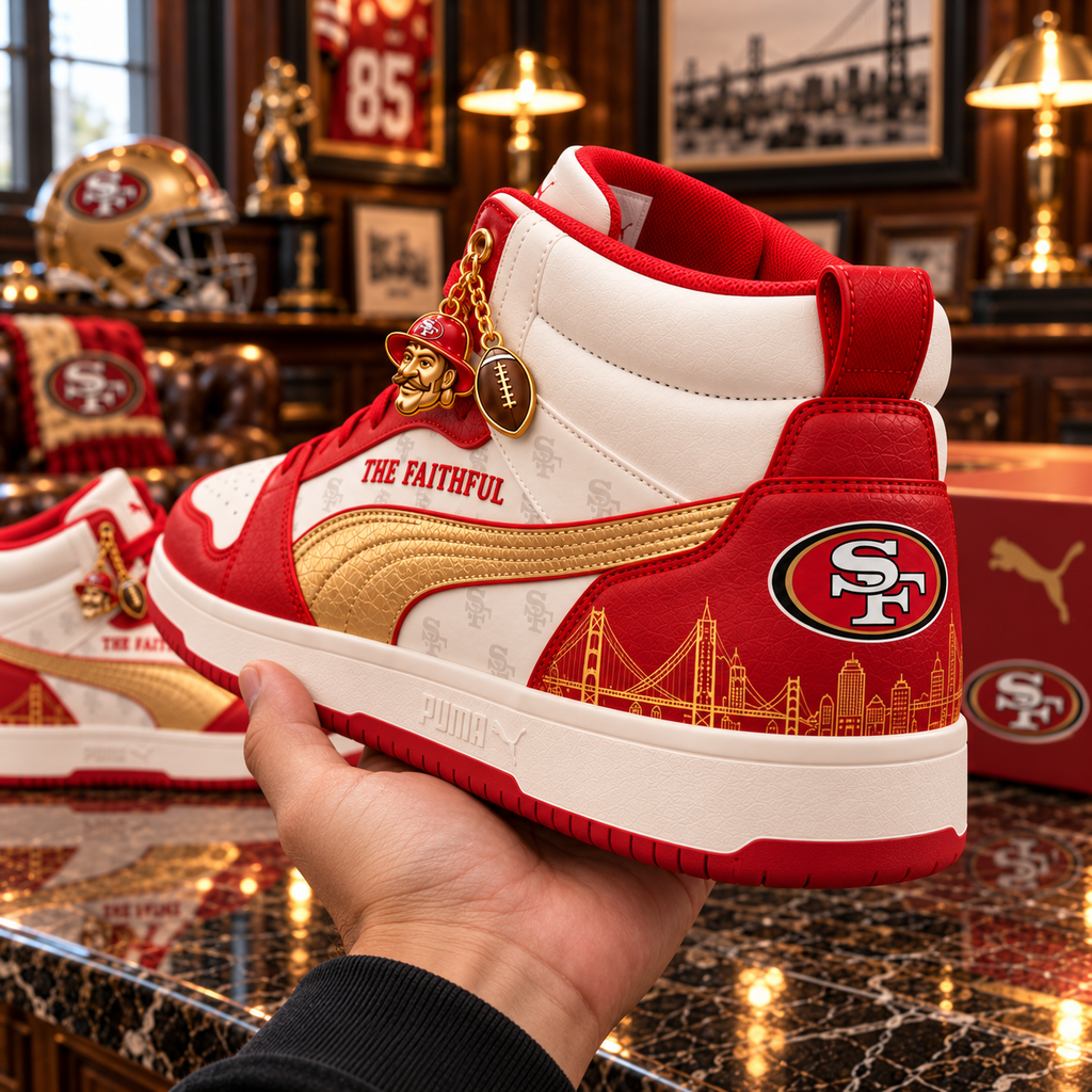 SF49 Premium Mid-Top Sneakers with Charms PNPA