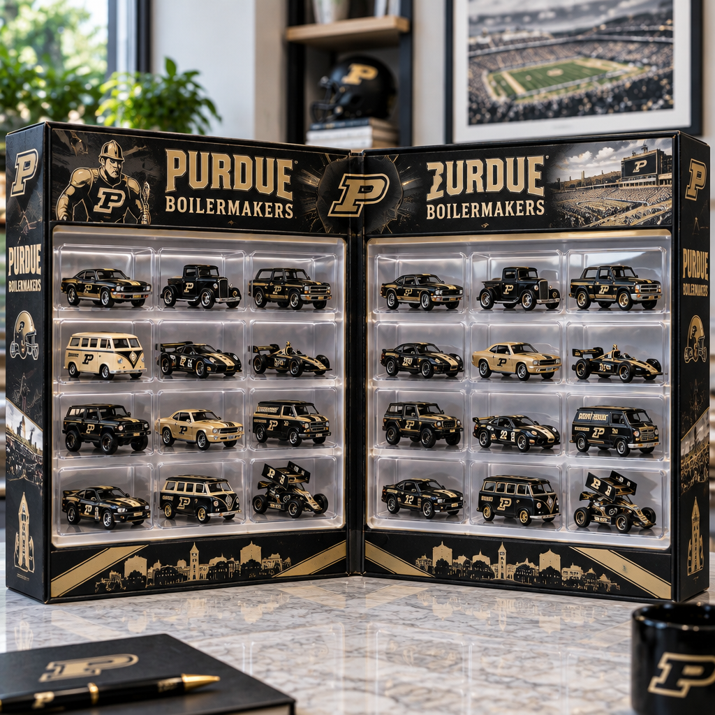 Purdue Boilermakers Premium Mini Car Advent Calendar
