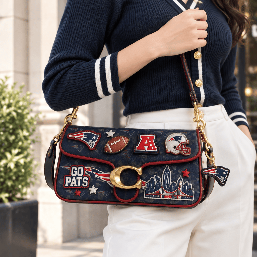 Premium NEP Coach Shoulder Cross With Charm LNTH