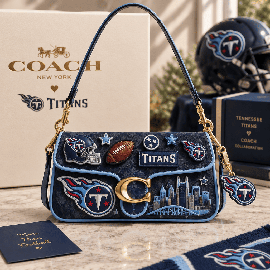 Premium TNST Coach Shoulder Cross With Charm LNTH