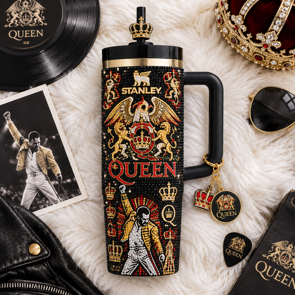 Queen 40oz Tumbler With Handle TTNL